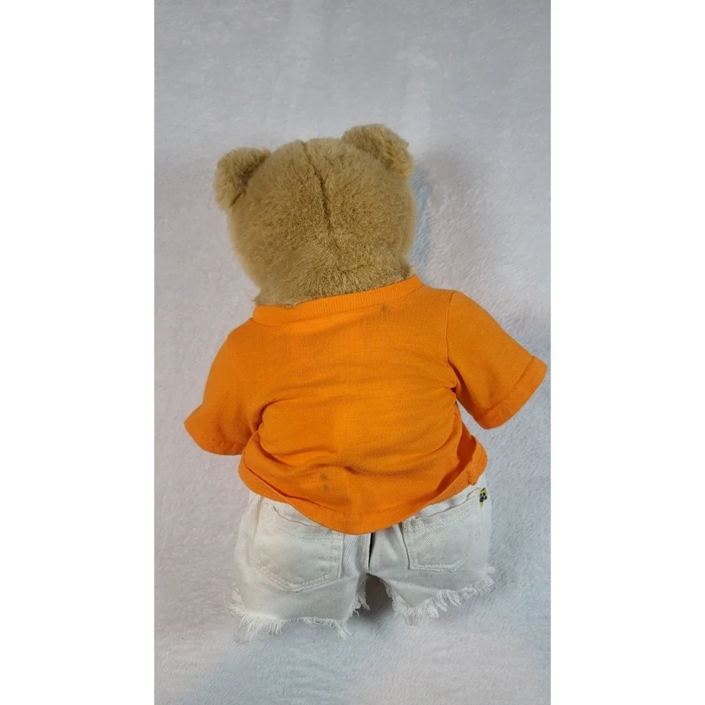 Vintage 2000 Build A Bear‎ Orange Smiley Tie Dye